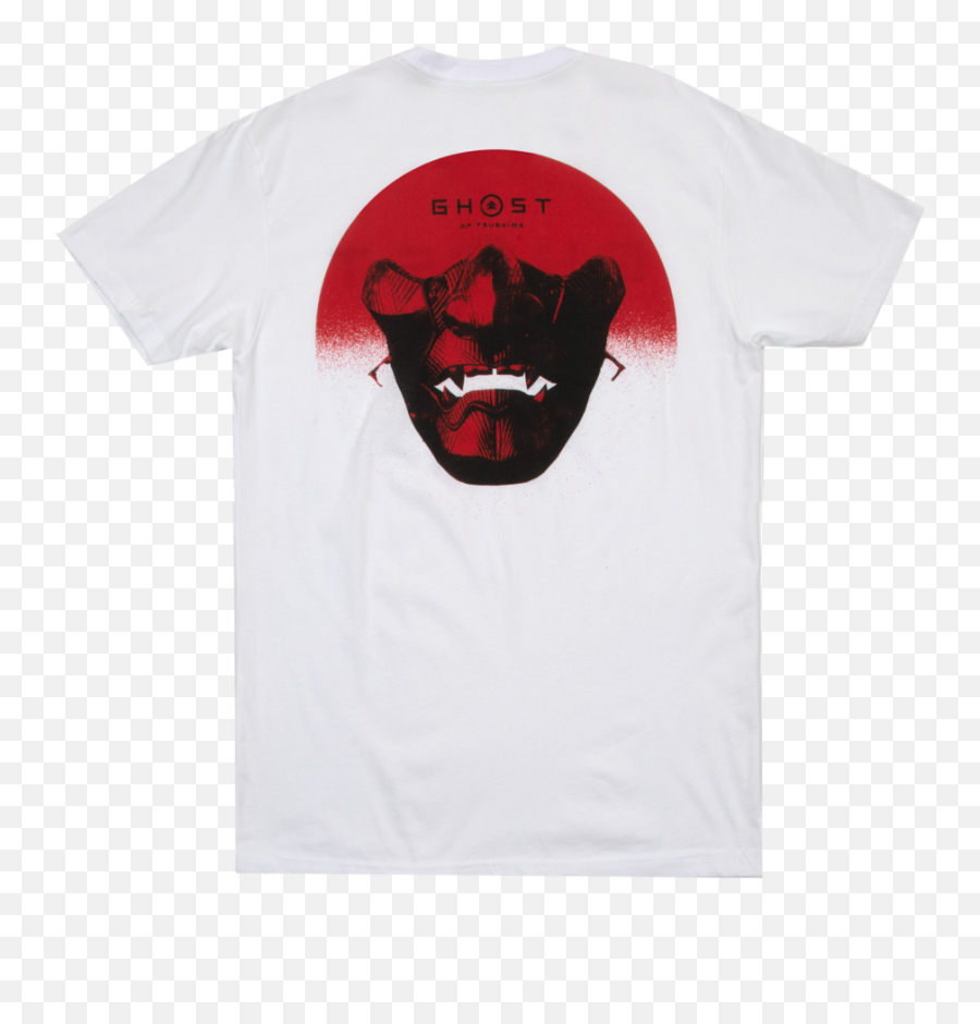 The Ghost Of Tsushima Mask Tee - Short Sleeve Png,Ghost Of Tsushima Logo