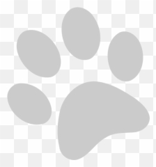 Blue Paw Print Clip Art - Clipart Brown Paw Print Png,Blue Paw Print Logos