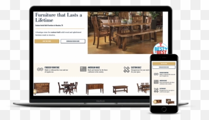 Storybrand Website Examples - Kitchen Dining Room Table png
