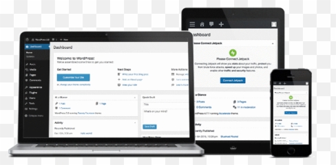 Wordpress Hosting Guide Bluehost Resource Center - Wordpress Dashboard In Laptop png