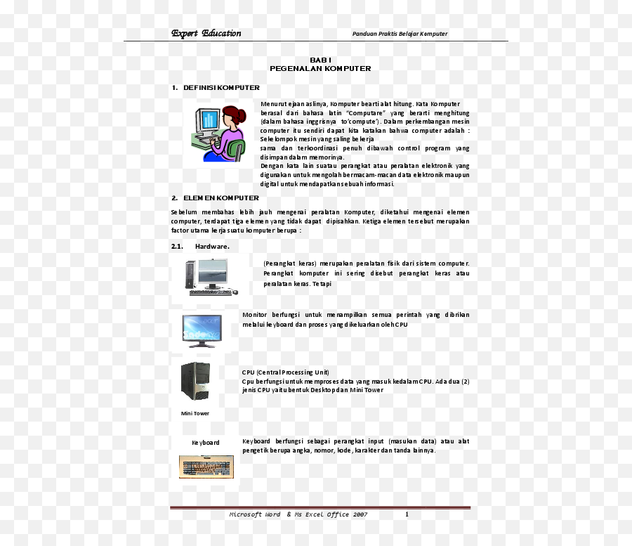 Pdf Expert Education Microsoft Word U0026 Ms Excel Office 2007 - Cetpro Png,Fungsi Icon Microsoft Excel 2007