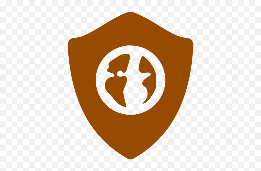 Brown Web Shield Icon - Free Brown Shield Icons Icon Png,Shield Icon Transparent