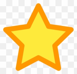 Android Favorite Heart Icon W 1653507 - PNG Star Orange Clipart