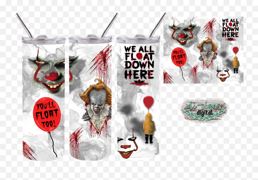 It Pennywise Collage Digital Image For - Fictional Character Png,Pennywise Lgbt Icon