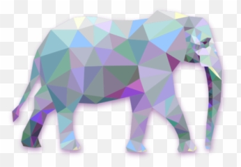 Modern Png - Modern Vector Transparent Images Elephant Triangles