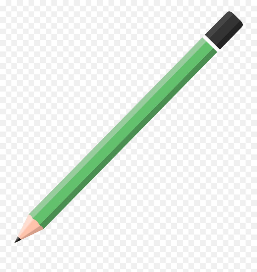 Pen Green Ball Png Clipart - Blue Pencil Without Eraser,Pen Vector Png