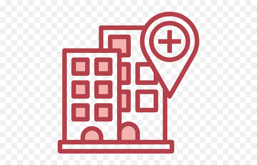 Hospital - Free Buildings Icons Minibar Icon Png,Pod Icon