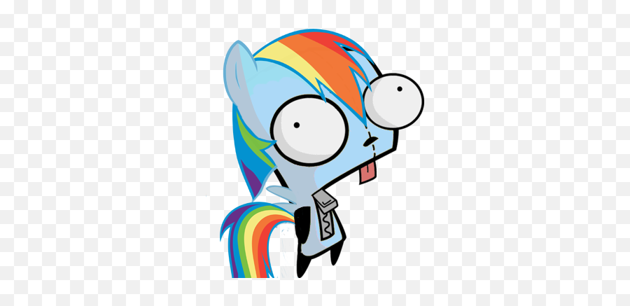 Rainbow Dash Gir - Gir Photo 31793838 Fanpop Gir Invader Zim Png,Invader Zim Icon