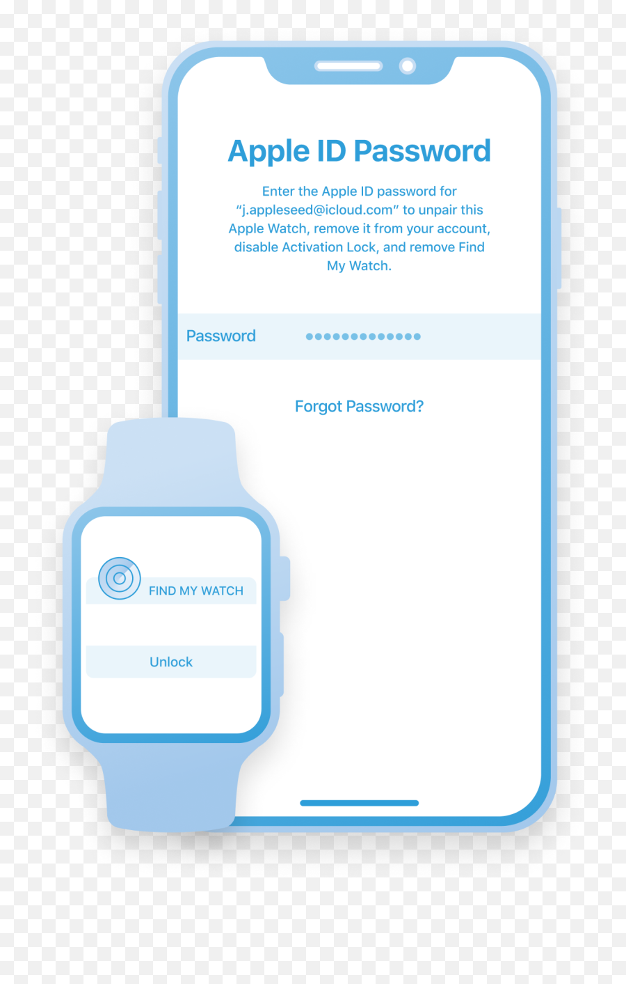 Apple Watch Unlock Software - Language Png,Where Is The I Icon On Iwatch