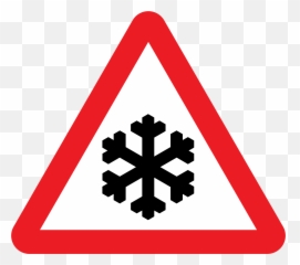 Download Leave A Reply Cancel - Ice Warning Sign png