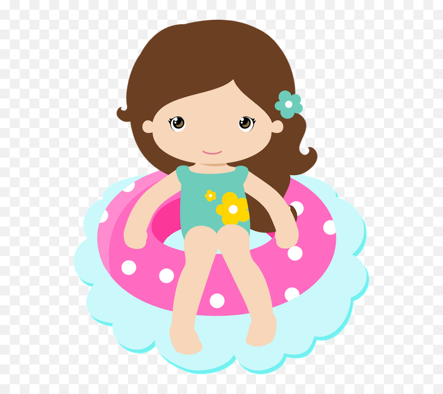 Clipart Girl Pool Transparent Free For - Menina Pool Party Png,Pool Png