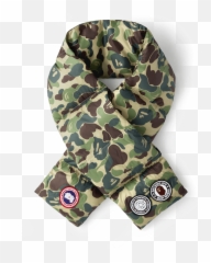 Bape And Concepts Link With Canada Goose Winter - Scarf png