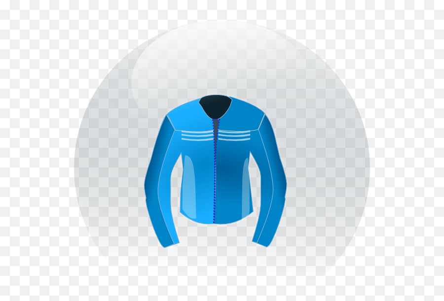 Blue Racing Leather Jacket Vector Clip Artt Public Domain - Clip Art Png,Icon Moto Leathers