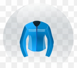 Blue Racing Leather Jacket Vector Clip Artt Public Domain - Clip Art Png,Icon Moto Leathers