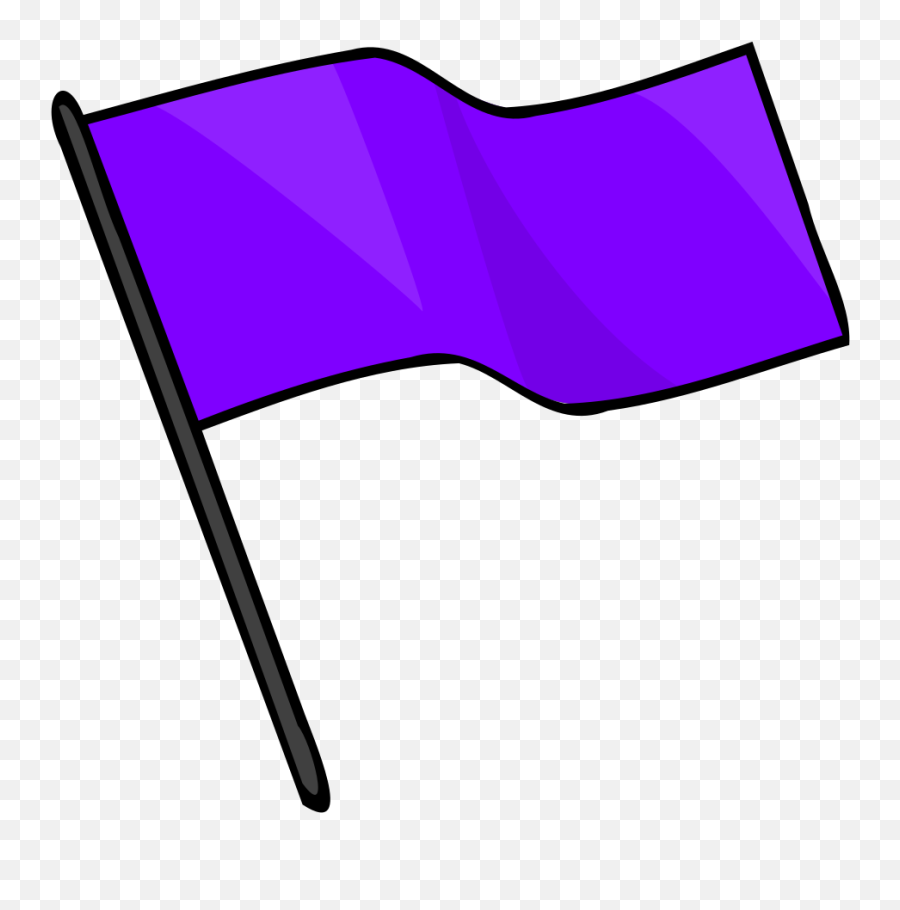 Waving Purple Flag Png Svg Clip Art For Web - Download Clip Purple Flag Clipart,Minesweeper Icon