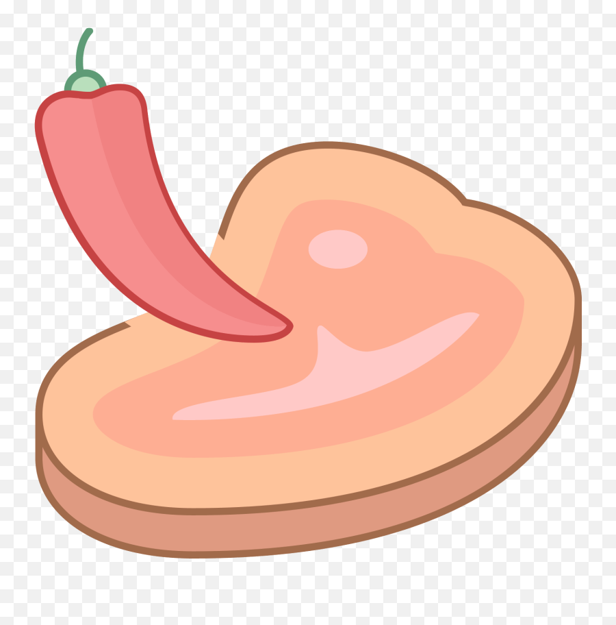 Download Steak Hot Icon - Steak Full Size Png Image Pngkit Spicy,Steak Icon