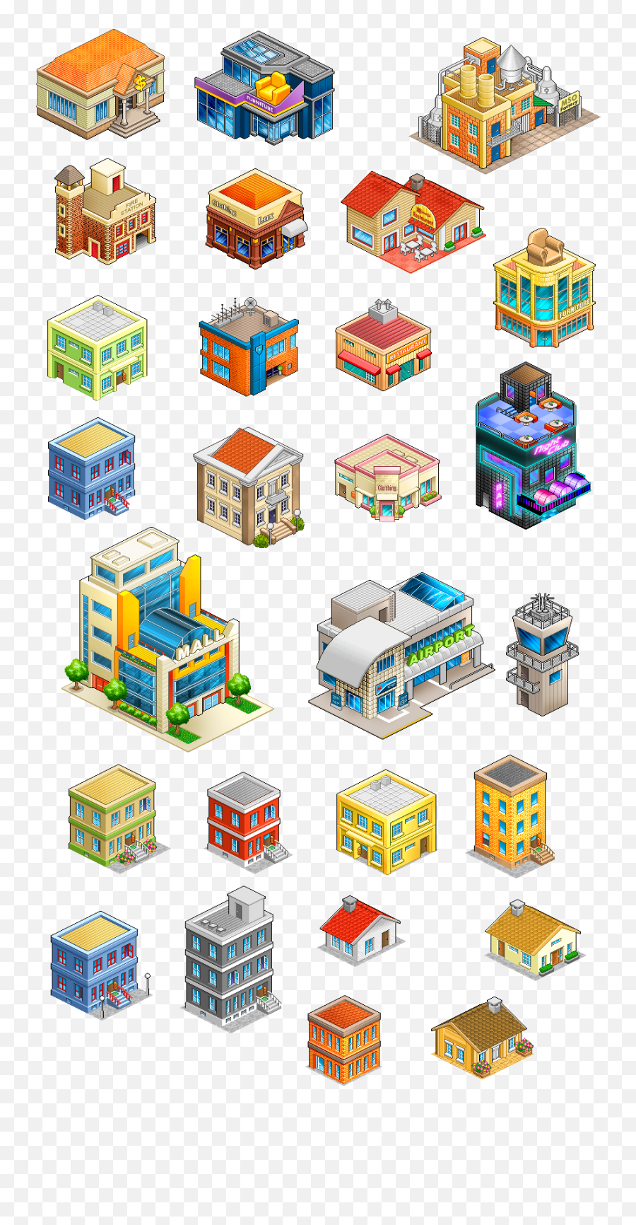 Pin - Pixel Art Buildings 3d Png,Minecraft Map Icon