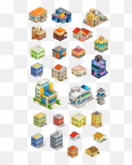 Pin - Pixel Art Buildings 3d png