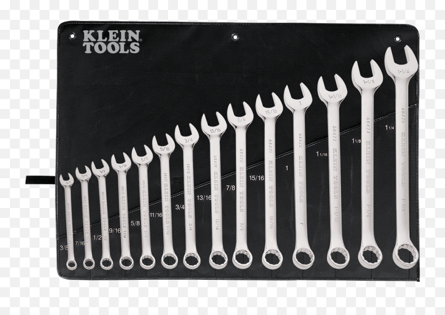 Combination Wrench Set 14 - Piece 68406 Klein Tools For 68406 Klein Tools Png,Spanner Icon Chrome