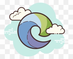 Microsoft Edge - Tiktok Icon Aesthetic Cloud png