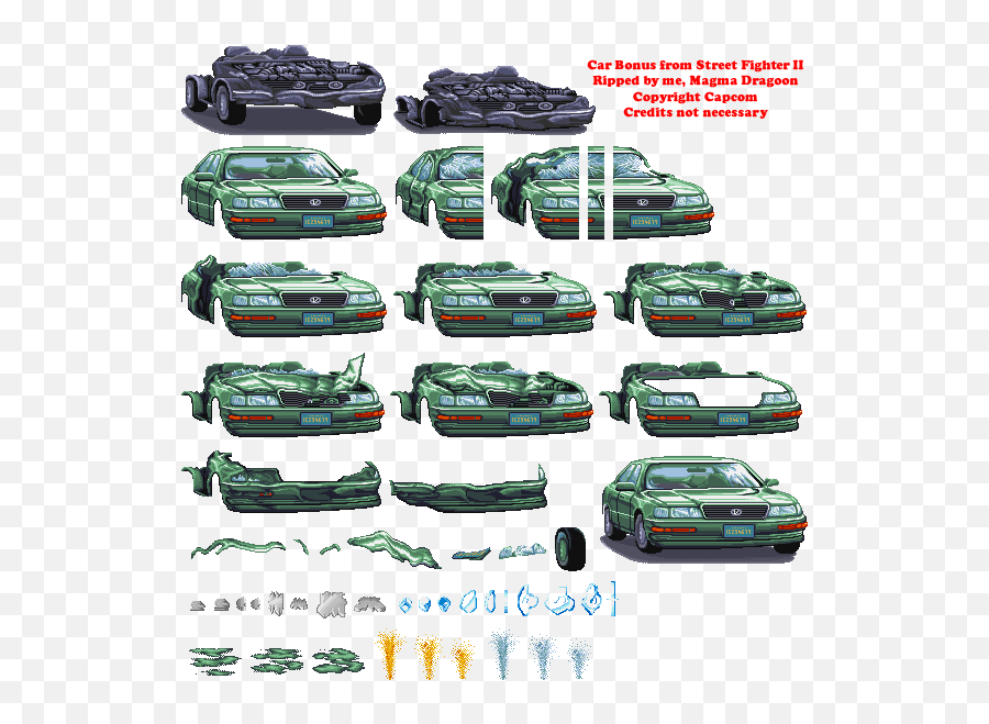 Arcade - Street Fighter 2 Super Street Fighter 2 Bonus Street Fighter Car Sprite Png,Ultra Street Fighter Iv Icon