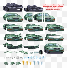 Arcade - Street Fighter 2 Super Bonus Car Sprite png