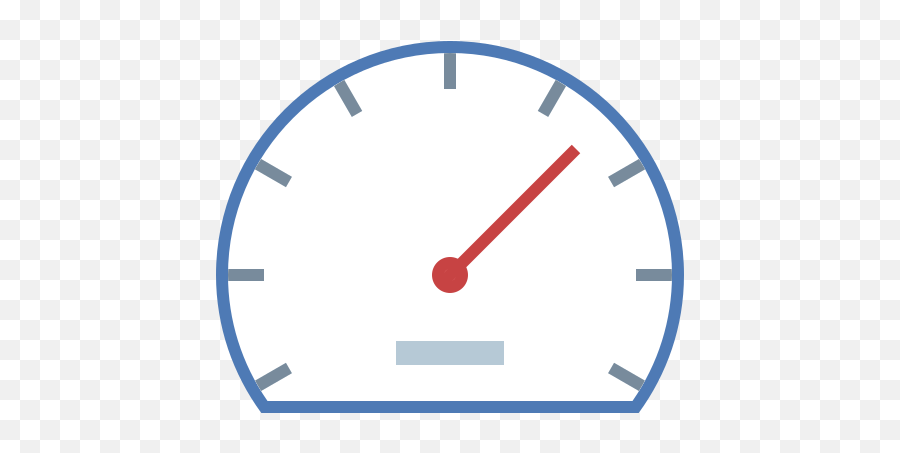 Speed Icon In Office Style - Clock Faces 5 Minute Intervals Png,Download Speed Icon