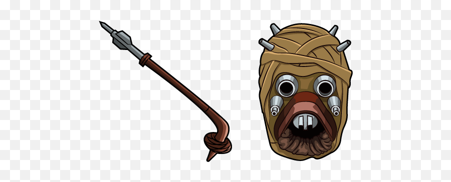 Star Wars Tusken Raider Gaderffii Stick Cursor U2013 Custom - Tusken Star Wars Dibujo Png,General Grievous Icon