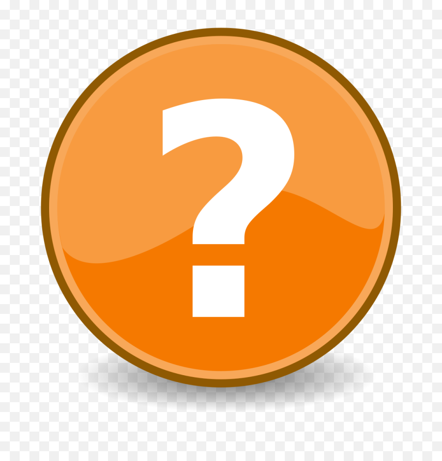 Orange Question Icon - Orange Transparent Background Question Mark Icon Png,Question Icon Png