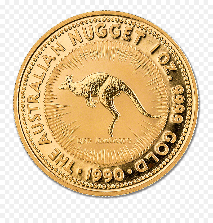 Australian Gold Kangaroo Nugget 1990 - 1 Oz Bullionstar Pieces En Or De Collection Png,Gold Nugget Png