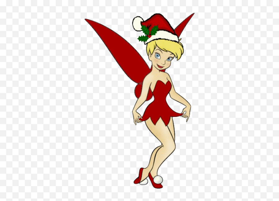 Tinkerbell Clipart Pitcher Transparent - Clipart Disney Christmas Png,Tinkerbell Silhouette Png