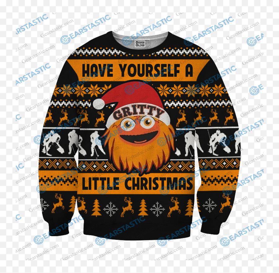 Gearstastic Philadelphia Flyers - Iron Maiden Christmas Jumper Png,Gritty Png