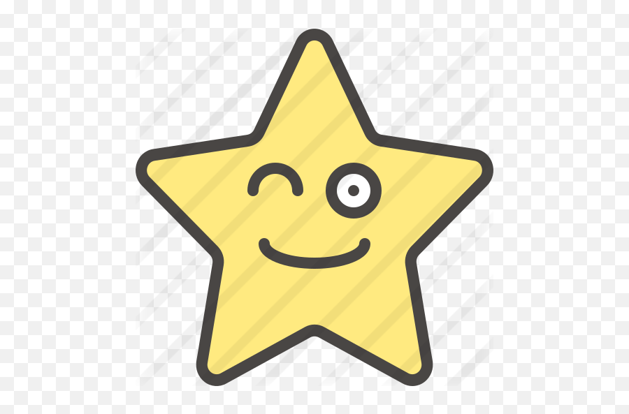 Wink - Free Smileys Icons Winking Star Png,Wink Png