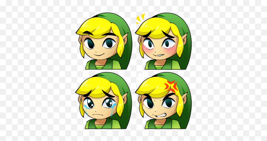 Toon Link Emote Png Image - Zelda Emotes,Emote Png