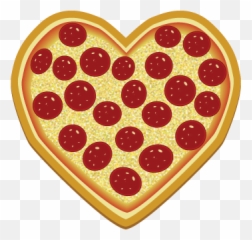 Proud 2 - Heart Shaped Pizza Clip Art Png,Pizza Emoji Png