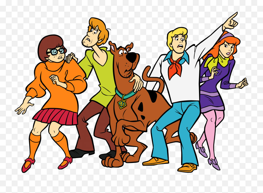 Playing Basketball With Friends Banner - Scooby Doo Cartoon Transparent Png,Friends Clipart Transparent