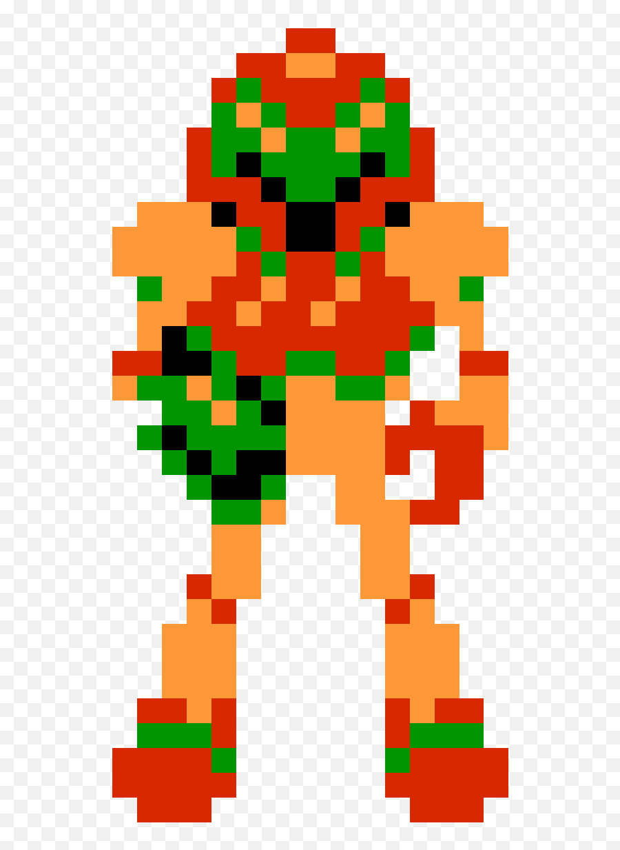 Samus Sprite Transparent Png Clipart - Samus Nes Sprite,Samus Aran Png