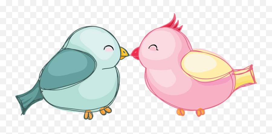 Lovebirds Birds Love - Cartoon Png,Love Birds Png