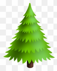 Christmas Pine Tree Clipart Png Snowy