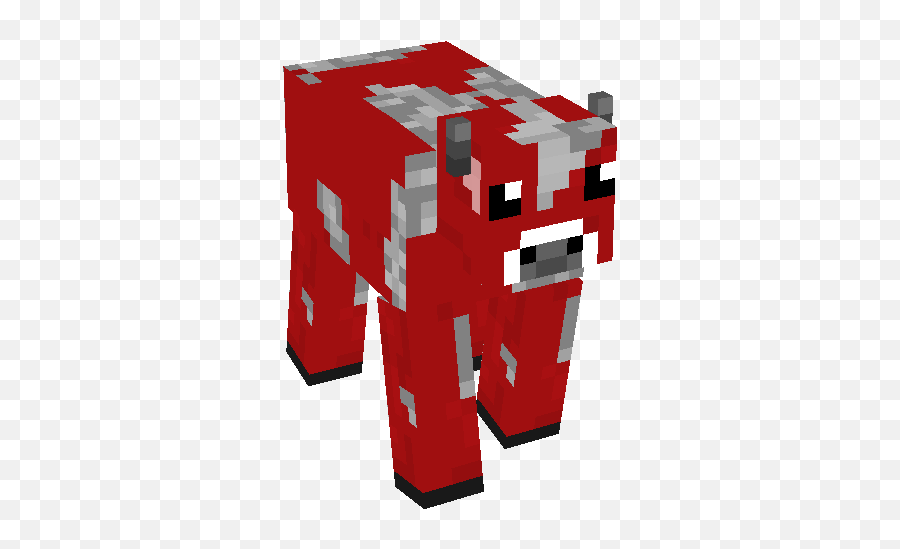 Red Cows Minecraft Cow - Red Cow Minecraft Png,Minecraft Cow Png