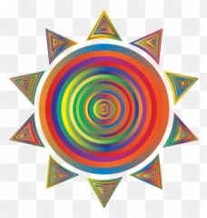 Simbolo De Sol Png Transparent - Black Sun Clipart,Sol Png