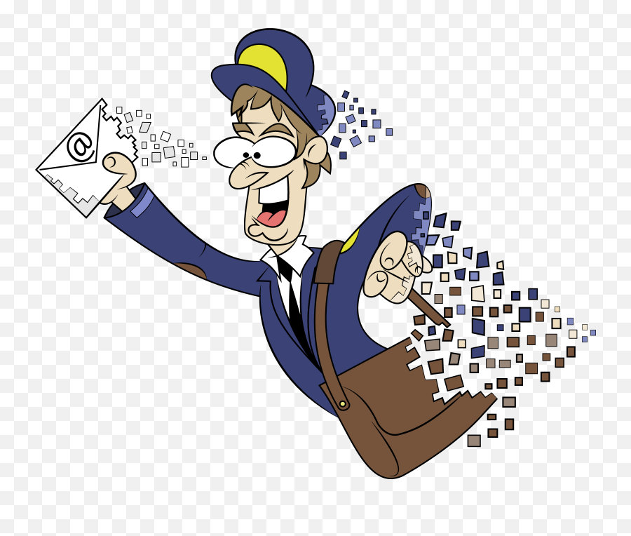 Digital Mailman - Email Delivery Art Character Digital Mailman Png,Mailman Png