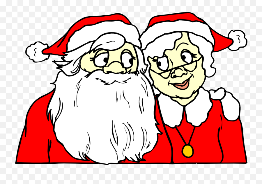 Santa Claus Clip Art Free - Clipartsco Mr And Mrs Santa Claus Clipart Png,Santa Claus Face Png