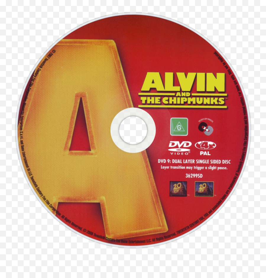 Download Alvin And The Chipmunks Dvd Disc Image - Alvin And Alvin And Chipmunks Dvd Png,Alvin Png
