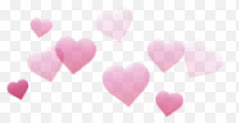 Cgnyb Snapchat Filter Heart Kalp Pink Pembe - Snapchat Heart png
