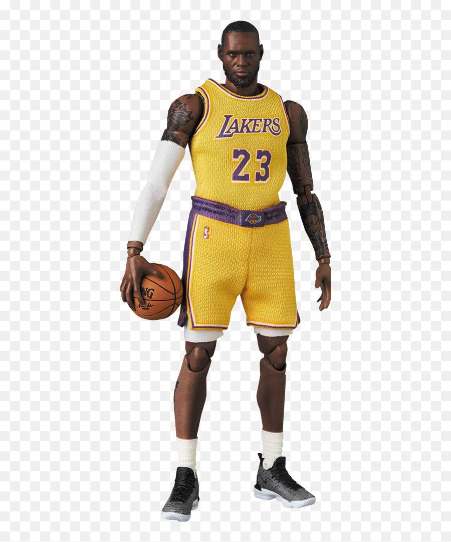 Lebron James Mafex Collectible Figure By Medicom Toy - Los Angles Lakers Lebron James Png,Lebron Transparent