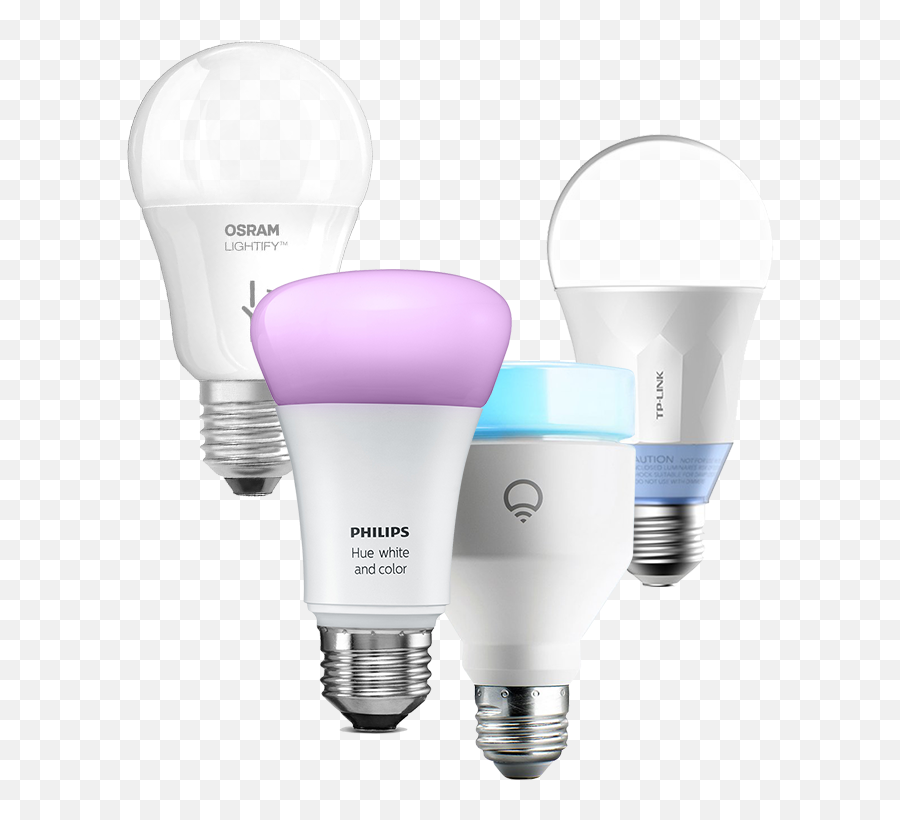 Smart Bulb And Switches Simplecommands - Communicate On Compact Fluorescent Lamp Png,Light Bulb Transparent Background