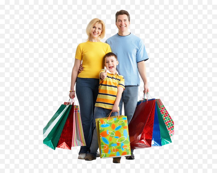 Family Shopping Png Transparent Images - Family Shopping,Shopping Png
