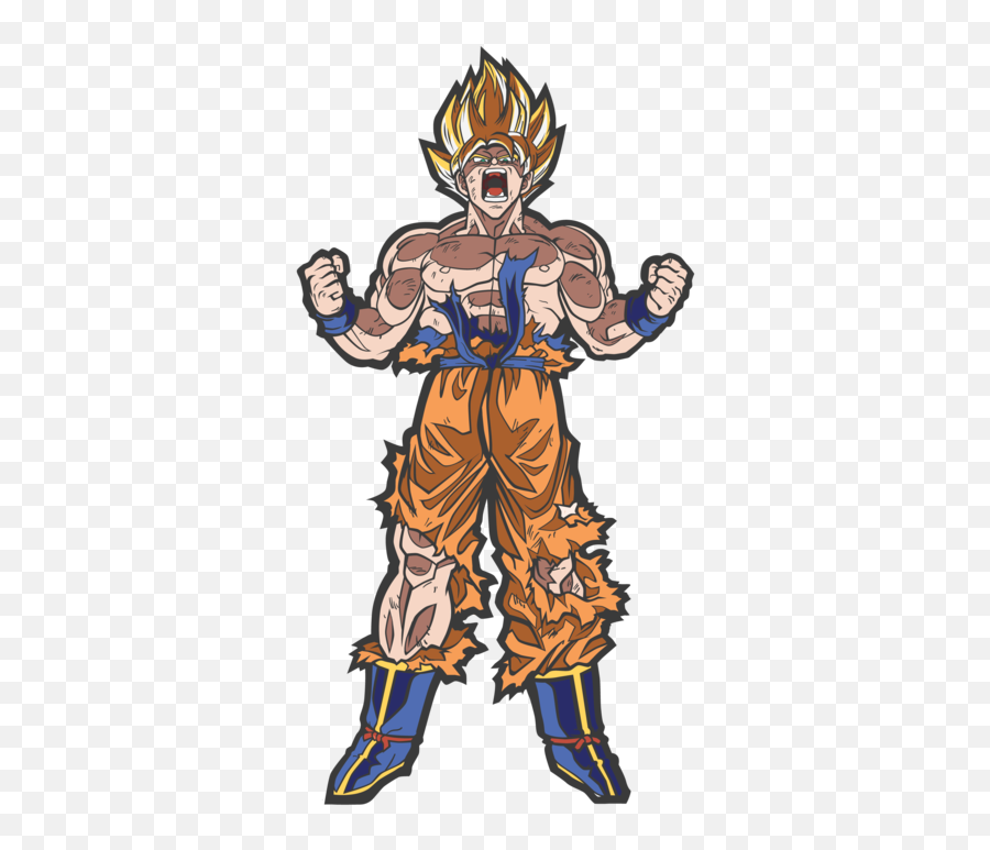 Super Saiyan Goku Figpin - Dragon Ball Goku Ssj Png,Super Saiyan Goku Png