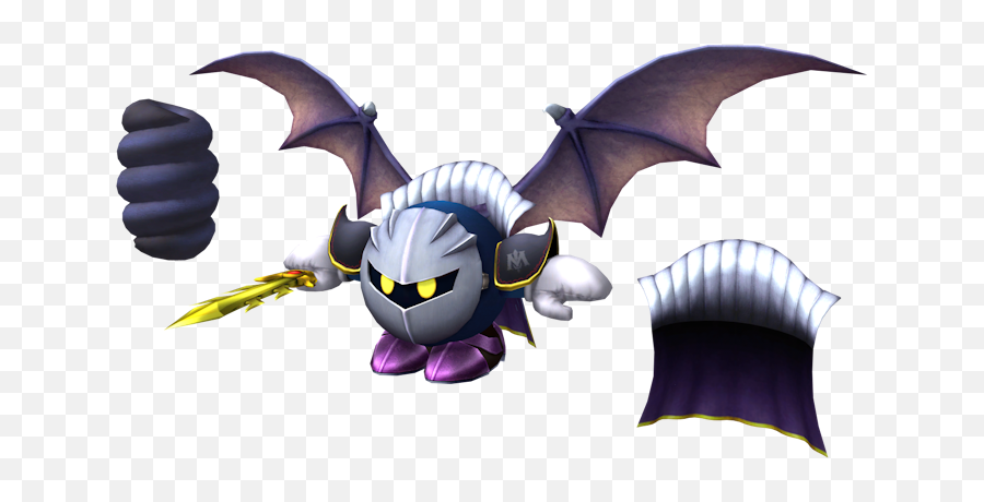 Wii - Meta Knight T Pose Png Transparent,Meta Knight Png